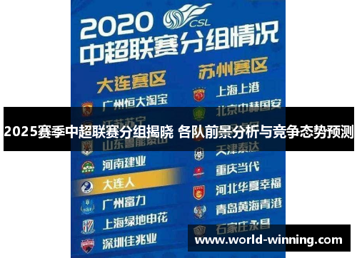 2025赛季中超联赛分组揭晓 各队前景分析与竞争态势预测