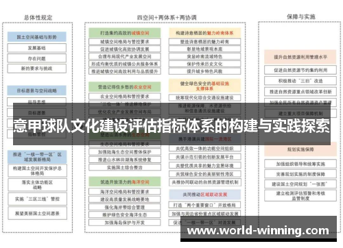 意甲球队文化建设评估指标体系的构建与实践探索